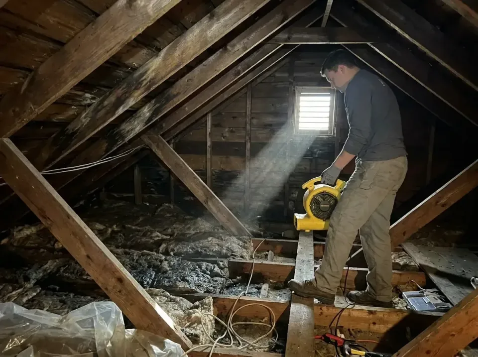 attic-water-damage-drying-proc-007 — frequently asked questions, Emergency Water Extraction & 24/7 Flood Response in Tuscalo…